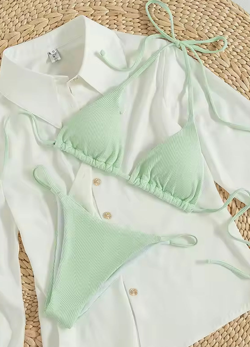 Classic Bikini Set ~ Sage Green