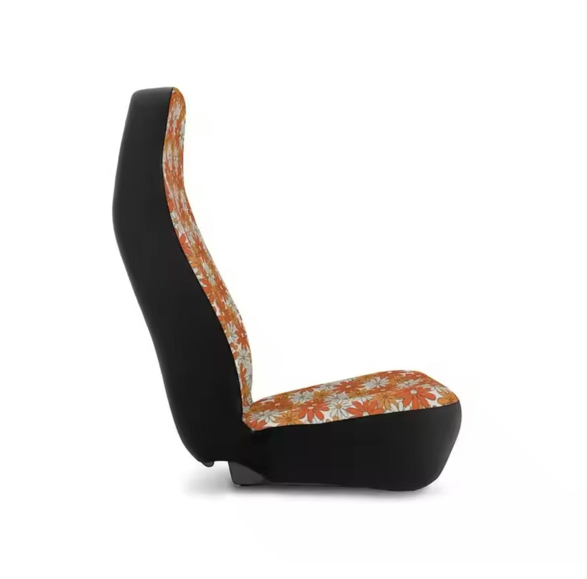 Boho Seat Cover ~ Orange Blossom