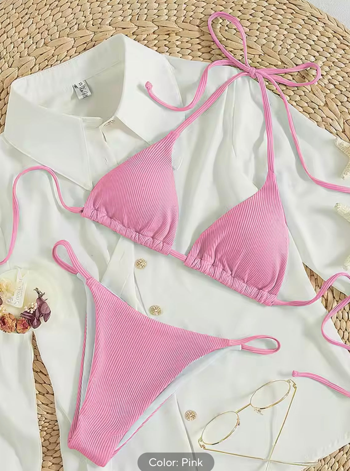 Classic Bikini Set ~ Blush