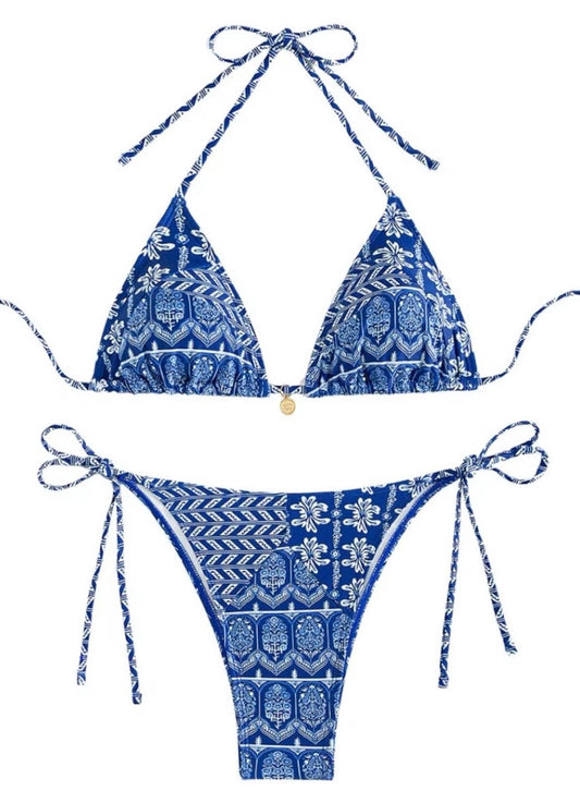 Classic Bikini Set ~ Blue