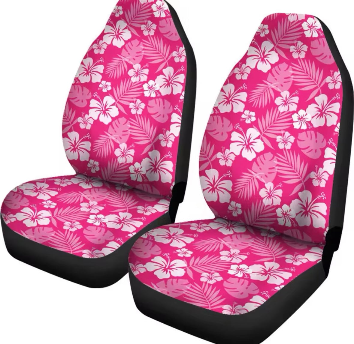 Boho Seat Cover ~ Hot Pink Blossom